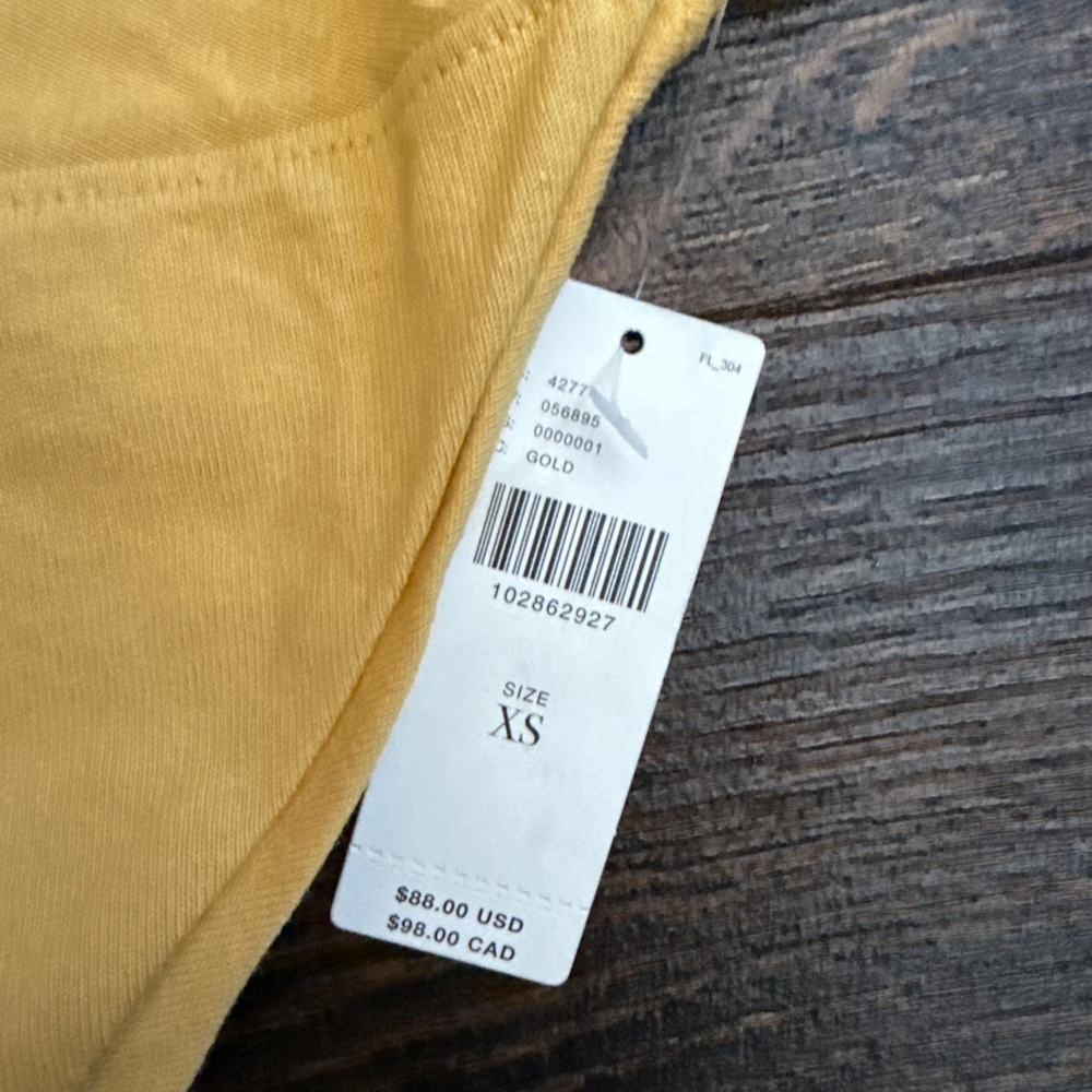Anthropologie Daily Practice Coin Toss Crop Top size XS - Picture 9 of 9